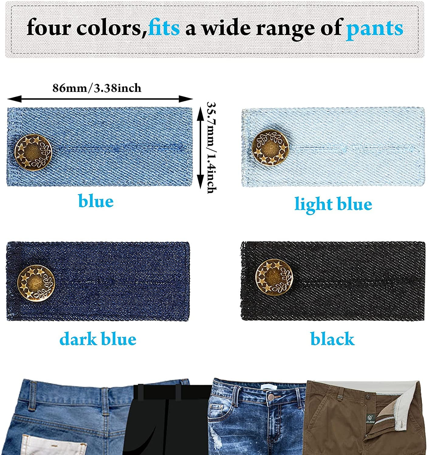 Pants Waistband Extenders 