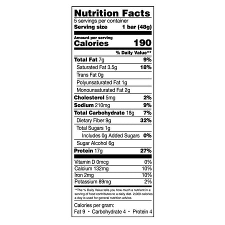 Equate Meal Bar, Chocolate Chip Granola, 5 Ct