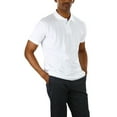 thumbnail image 4 of ToBeInStyle Men's Cotton Slim Fit Classic Polo T-Shirt - White - 2XL, 4 of 7