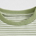 thumbnail image 4 of CAICJ98 Toddler Baby Boy Golf/Baseball Outfit Short Sleeve Embroidered T Shirts + Stripe Shorts Set Infant Summer Clothes (Green,18-24 Months), 4 of 7