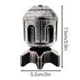 thumbnail image 5 of (B)Cyberpunk Revolver Cylinder Metal DND Dice - Unique Rotating Bullet Design for COC Tabletop RPGs and Gaming Collectors, 5 of 5