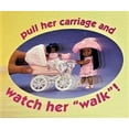 thumbnail image 4 of Barbie Tiny Steps African American Kelly with Carriage 1998 Mattel 22227, 4 of 5