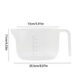 thumbnail image 2 of Yonrjhukm Multifunctional Measuring Cup with Scale, Plastic Filter Bowl for Eggs Separator, Kitchen Baking, Mixing, Washing, Draining, and Pouring, Ideal for Cooking and Meal Prep, 2 of 8