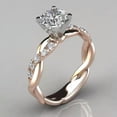 thumbnail image 5 of K-KED 1pc Finger Ring Metal Ring Diamond Diamond Ring Jewellery Trendy-Gold-5, 5 of 7