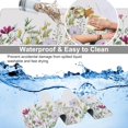 thumbnail image 4 of Desk Mat, Vintage Watercolor Flowers Extended Large Gaming Mouse Pad for Desk XXL, Non-Slip Rubber Base Stitched Edges Long Computer Keyboard Desk Pad Mouse Mat for Home Office Gaming 35.4"X15.7", 4 of 6