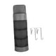 thumbnail image 4 of Bolsa de almacenamiento colgante con gancho, ideal para pelotas de fútbol, ​​pelotas de tenis u otros. Gris, 4 of 9