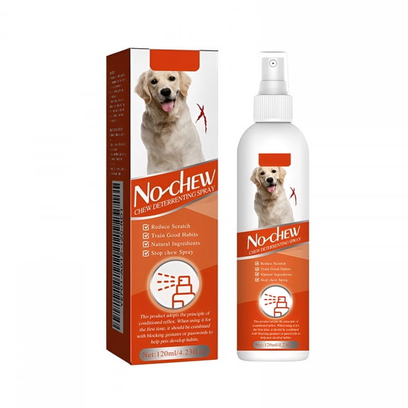QARUN 120Ml No Chew Spray for Dogs - Bitter Dog Spray with Herbal Extracts Dog Repellent Spray