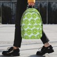 thumbnail image 2 of Disketp Green Lemon Slices Mochila Escolar de 15 Pulgadas, Mochila Ligera para Estudiantes, Viajes y Trabajo, Cómoda y Resistente para el Uso Diario, 2 of 6