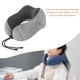 thumbnail image 4 of Almohada de viaje Almohada ergonómica de espuma viscoelástica para el cuello Funda extraíble y lavable Cómodo reposacabezas en forma de U Hebilla ajus Gris claro, 4 of 7