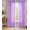 Lilac, variant on Gorgeous Home Linen Solid Sheer Voile Bronze Grommet Top Curtain Panels, 55" x 108" Extra Long, 2-Pack