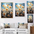 thumbnail image 4 of Designart "Sunny Daffodil Blossom" Daffodils Floater Framed Wall Art Living Room, 4 of 5