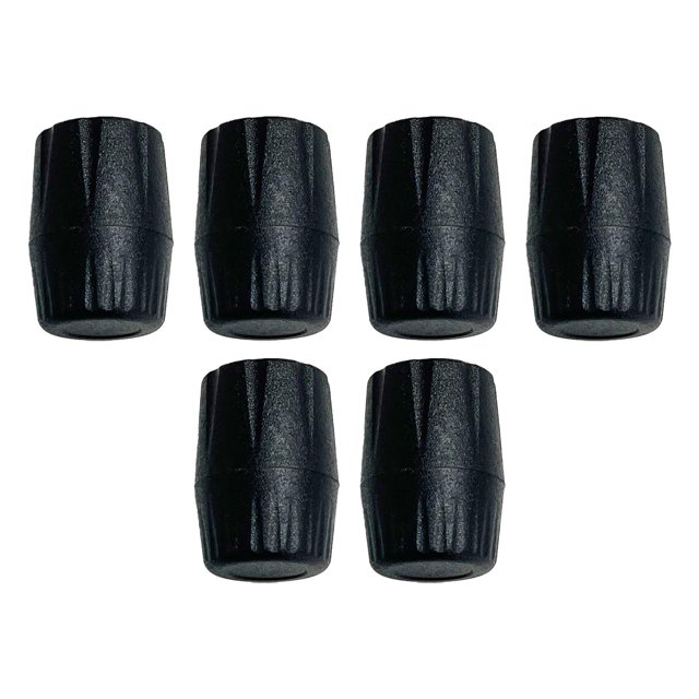 Xuanheng 6Pcs Microphone Rack Foot Pads Lightweight Professional Durable Rubber Cover for Tube Dia 19mm
