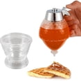 thumbnail image 3 of Pluokvzr Distributeur de Miel avec Base Distributeur de Sirop Sans Goutte Pot de Sirop en Plastique Réutilisable 200ml Grande Capacité, 3 of 10