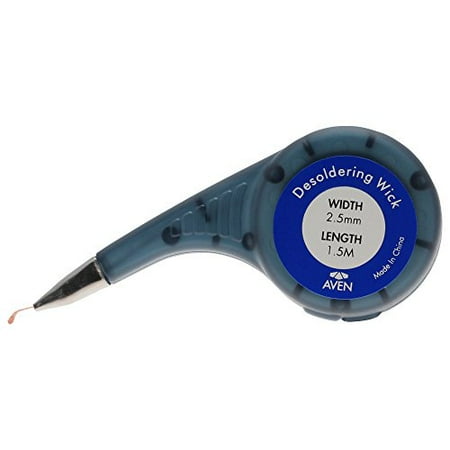 

Aven 17545 Desoldering Wick 25 mm with Dispenser Wheel and 4 Replacement Spools