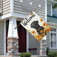 thumbnail image 2 of Fall Welcome Black Labrador with Butterfly and Flowers Fall Garden Flags 28"x40” Double Side,Small Yard Flags for Outside,Outdoor Fall Decor,Autumn Funny Garden Flag Yard Decoration, 2 of 5