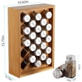 thumbnail image 2 of Spice Rack Organizer, Bamboo Herb & Spice Shelf Stand holder with 23 Glass Jars, 2 of 3