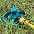 thumbnail image 4 of Aspersor de jardín de plástico de 3 brazos, sistema de riego giratorio automático para césped, sistema de riego al aire libre Yuarrent HA7654-00B, 4 of 6