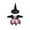 Purple D, variant on Konghyp Halloween Doll Costume Set, 18 Inch Doll Accessories, Witch Hat & Dress, Fun Dress-Up for Dolls, Halloween Dress-Up Outfit, Creative Matching Play