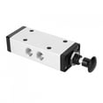 thumbnail image 3 of LAFGUR XQ250622 2 Position Hand Valve Aluminum Alloy G1/4in Pull Lever Pneumatic Systems, 3 of 8