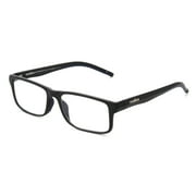 Ironman Rectangle Black Reading Glasses 1.25