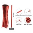thumbnail image 2 of 6" Twist Ties, Metallic Twist Ties, Reusable Plastic Coated Twist Ties, Pack of 800, Red, 2 of 6