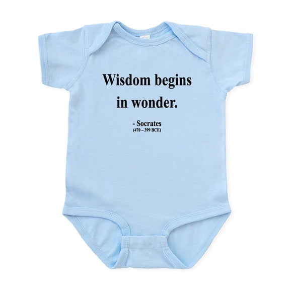 CafePress - Socrates 2 Infant Bodysuit - Baby Light Bodysuit, Size Newborn - 24 Months