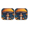 thumbnail image 7 of Fotbe Vintage Blue Leaf Mushroom 2-Piece Car Windshield Sun Shade | Sun Blocker for Car Windshield | Foldable Automotive Interior Accessories for Sun Protection-Small, 7 of 7