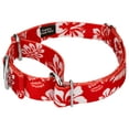 thumbnail image 3 of Country Brook Petz® Red Hawaiian Martingale Dog Collar, Medium, 3 of 5