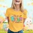 thumbnail image 3 of Casual Letter Print Crew Neck Short Sleeve T Shirt Multiple Colors Light Shirts for Women Womens Graphic Long Sleeve T Shirts Neck Women Womens Tee Shirts Short Sleeve Work Out Shirts Women Athletic, 3 of 4