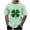 #628-Mint Green, variant on Ceisia Men's Loose Fit St. Patrick's Day Distressed American Flag & Shamrock Print Crew Neck T-Shirt Gifts
