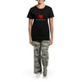 thumbnail image 4 of CafePress - Stay Determined Undertale Women's Dark Pajamas - Women's Short Sleeve Print T-Shirt and Pants Dark Cotton Pajama Set, 4 of 7