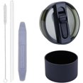 thumbnail image 1 of shiyou-40oz Tumbler Detachable Flip Straw Lid for Stanley Cup Accessory,Leak Proof Replacement Lids for 40oz Stanley Cup, No Spill Flip Reusable Compatible with Stanley Cups Cover(Black), 1 of 4