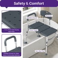 thumbnail image 3 of KEKOY Tub Transfer Bench for Bathtub and Showers, Adjustable Shower Bench, Bath Shower Chair Seat 400LBs for Elderly, Adults and Disabled, 3 of 9
