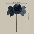 thumbnail image 4 of Vampires Decor Black Floral Centerpiece Spookys Fake Flower Arrangement for Home Party Decor Gothic Wedding Decor, 4 of 5