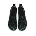 thumbnail image 3 of Men and Women a Slip On Barefoot Quick-Dry Beach Aqua Yoga Water Shoes (Tide/Black, 11.5-12.5 Men), 3 of 8