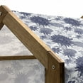 thumbnail image 4 of Dahlia Flower Pet House, Dotted Digital Paint of Dahlia Botanical Curved Rolled Wild Ray Blunts Design, Outdoor & Indoor Portable Dog Kennel with Pillow and Cover, 5 Sizes, Blue White, by Ambesonne, 4 of 4