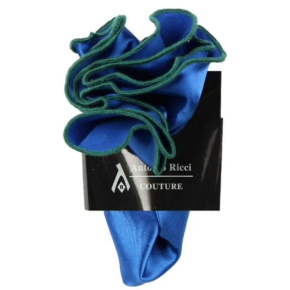 PS-Z-RD-54 - Round Pocket Square Accessory - Royal Green