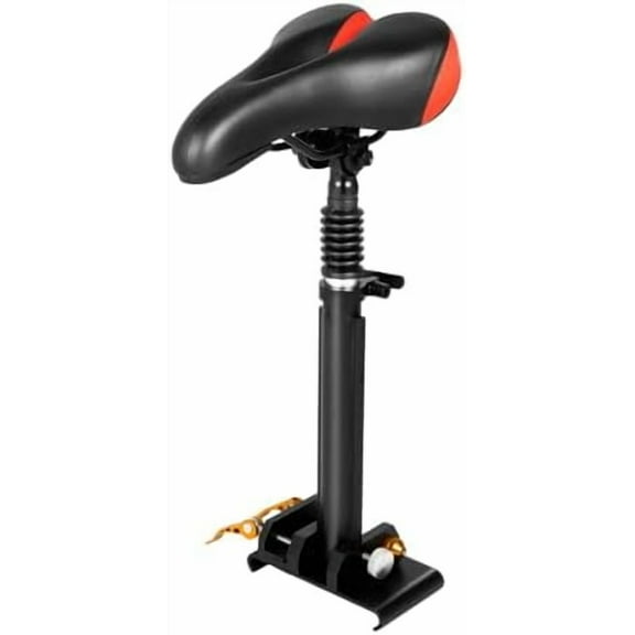 Universal Electric Scooter Saddle Seat, E Scooter Rear  Rack, Electric Scooter Accessories Height-Adjustable Electric Scooter Seat for Xiaomi Ninebot New