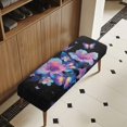 thumbnail image 3 of Whosucclay Hibiscus Plumeria Butterfly Star Print Dining Bench Slipcover Rectangle Bench Cover for Dining Room, Living Room, Bedroom, Kitchen Waterproof Benches Seat Covers Universal Bench Protectors, 3 of 7