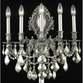 thumbnail image 2 of Elegant Lighting Monarch Traditional Pewter 5 Light E12 Royal Crystal Wall Sconce, 2 of 2
