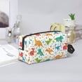thumbnail image 6 of Uemuo Dinosaur Pattern Portable Toiletry Bags with Handle, Waterproof travel Make up Bags for Women, Large Capacity Travel Cosmetic Bags, 6 of 9