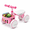 Pink, variant on JoyStone Baby Balance Bike with Basket for 1-3 Years, 4-Wheel Toddler Ride-On Push Walker, No Pedal First Bike for Boys Girls, Lightweight First Birthday Gift, Blue