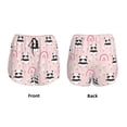 thumbnail image 5 of Picia Cute Cartoon Panda Pattern Women's 2 in 1 Athletic Running Shorts High Waisted Workout Casual Gym Sweat Shorts with Comfy Liner Zipper Pockets-Small, 5 of 9