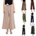 thumbnail image 3 of Txlixc Pantalones de piernas anchas de moda para mujeres Txlixc moda, 3 of 3