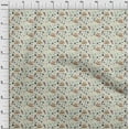 thumbnail image 4 of oneOone Silk Tabby Beige Fabric Circus Dress Material Fabric Print Fabric By The Yard 42 Inch Wide-aB, 4 of 5
