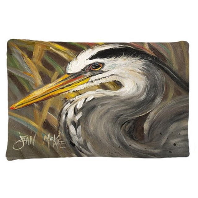 Carolines Treasures JMK1012PILLOWCASE Blue Heron Fabric Standard Pillowcase