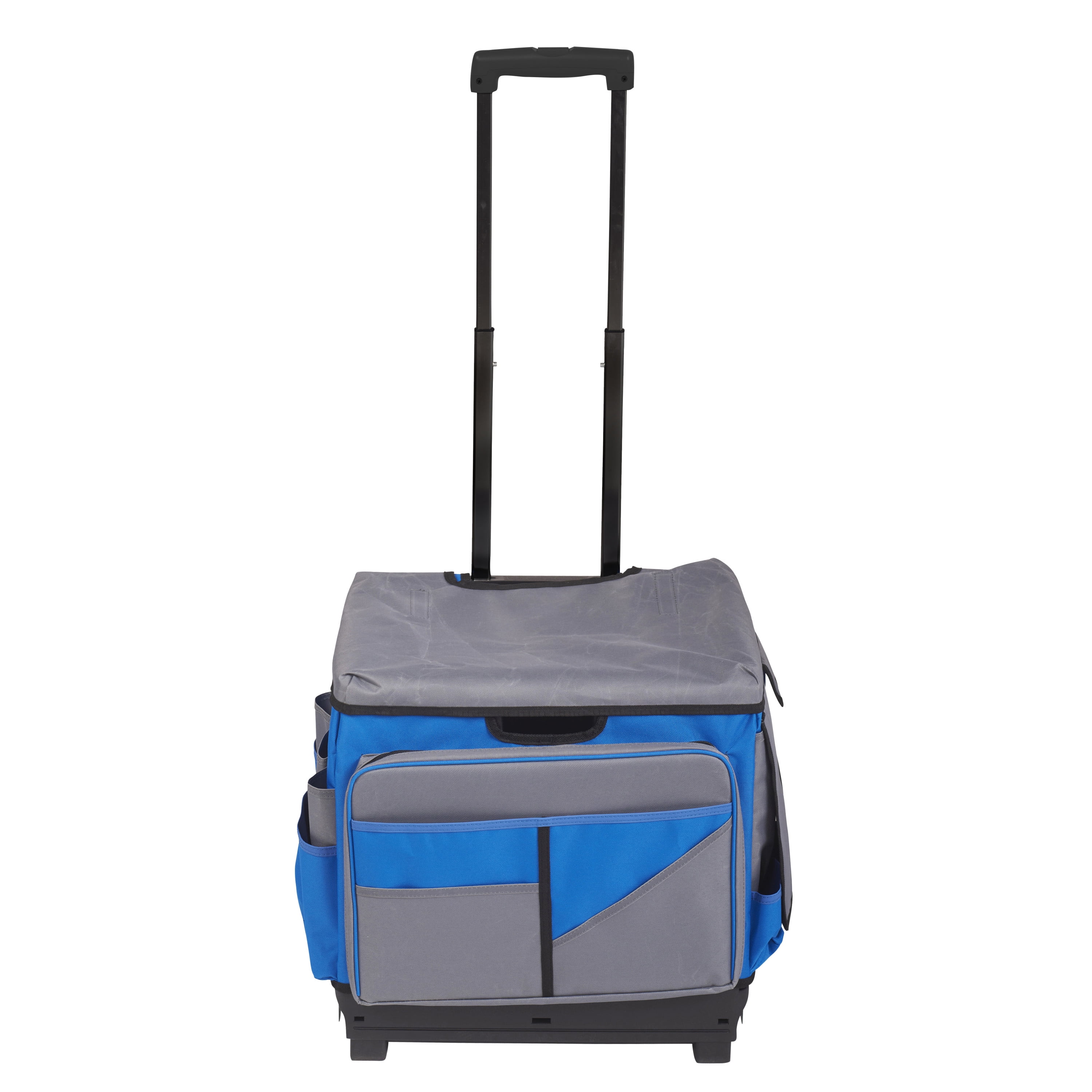 Ecr4kids Universal Rolling Cart With Canvas Organizer Bag, Mobile Storage,  Blue/grey : Target