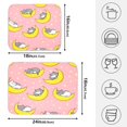 thumbnail image 4 of Moon Cat Pattern Drying Dish Mat Quick Drying Absorbent Soft Durable for Kitchen 18" x 24", 4 of 10