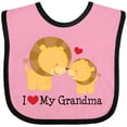 thumbnail image 3 of Inktastic I Love My Grandma Boys or Girls Baby Bib, 3 of 4