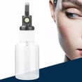 thumbnail image 4 of Botella pulverizadora de loción de viaje reutilizable de plástico portátil, herramientas de maquillaje, contenedor de champú de 50ml, 4 of 8